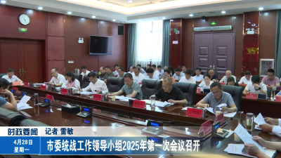 市委统战工作领导小组2025年第一次会议召开