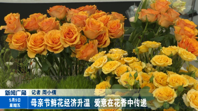 母亲节鲜花经济升温  爱意在花香中传递