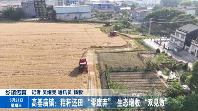 高基庙镇：秸秆还田 “零废弃”  生态增收 “双见效” 