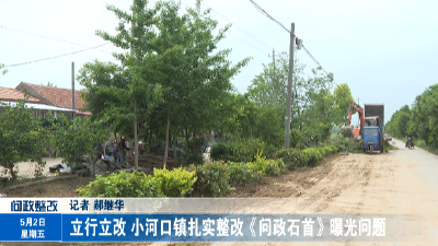 立行立改 小河口镇扎实整改《问政石首》曝光问题
