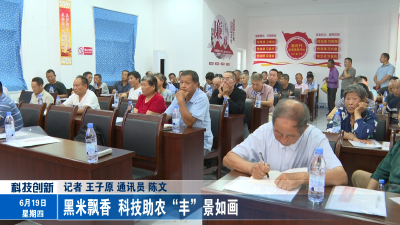 黑米飘香 科技助农“丰”景如画