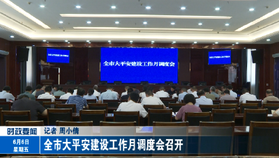 全市大平安建设工作月调度会召开