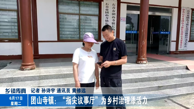 团山寺镇：“指尖议事厅”为乡村治理添活力