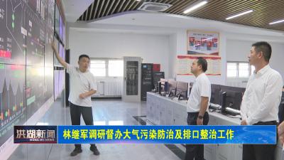 林继军调研督办大气污染防治及排口整治工作  