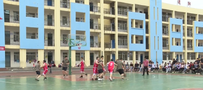 县人武部 县油江中学庆祝建党100周年篮球友谊赛举行
