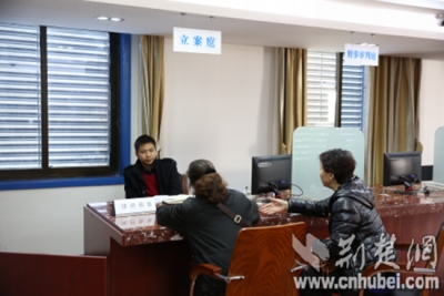 武昌区法院首创律师志愿者服务团队入驻服务群众