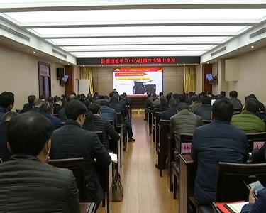 县委理论学习中心组第三次集中学习  刘勇作专题辅导报告