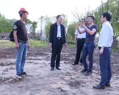 走工地看项目，跟着刘勇书记去重点项目工地走走