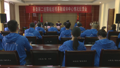 县委第二巡察组向县融媒体中心反馈巡察意见