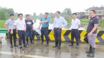 刘勇调研全县防汛工作