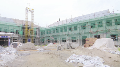 普济镇福利院扩建项目工程即将竣工