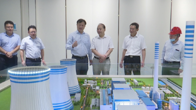 省委政研室调研江陵 煤电港化产业园发展情况