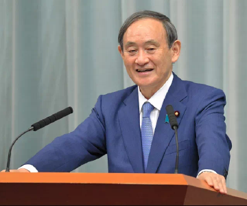 日本内阁官房长官菅义伟在自民党总裁选举中获胜