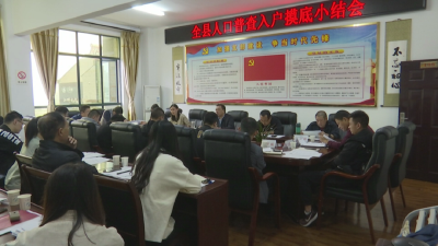 江陵县召开全县第七次人口普查摸底小结会