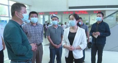 李静芹检查全县疫情防控、安全生产、食品安全工作