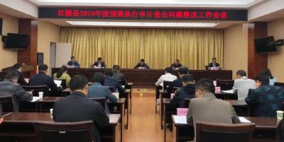 江陵县召开预算执行审计查出问题整改专题会