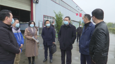 刘勇调研全县重点企业发展情况