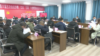 政协江陵县第六届委员会第五次会议开展分组讨论