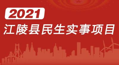 速看！江陵2021年民生实事项目出炉，每一件都和你我息息相关