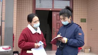 大学生村官走村串户忙防疫