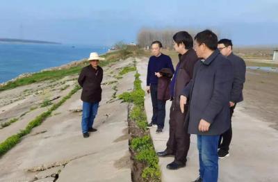 江陵河道分局开展长江堤防汛前大检查