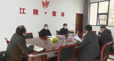 刘勇到县信访局、郝穴镇接访