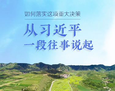 如何落实这项重大决策 从习近平一段往事说起