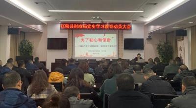 县财政局召开党史学习教育读书班开班仪式暨财政系统党史学习教育动员大会