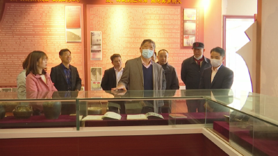 荆州市老促会调研江陵红色文化室建设工作