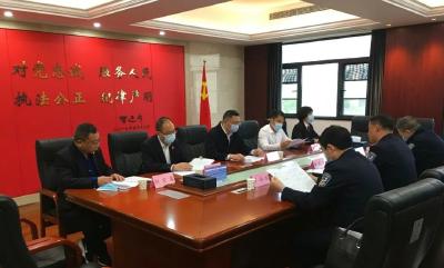 刘勇检查督办政法队伍教育整顿工作