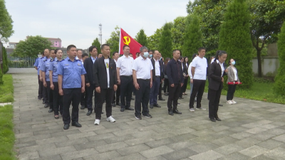 县水利和湖泊局开展党史学习教育主题现场教学