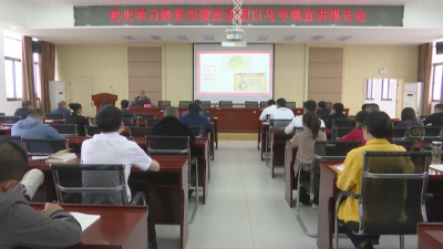 党史学习教育市委宣讲团走进白马寺镇