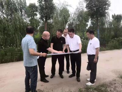 肖吉武调研白马寺镇党史学习教育和乡村艺术馆建设工作