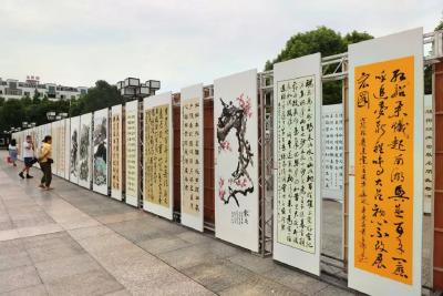 江陵县举办庆祝中国共产党成立100周年文艺作品展