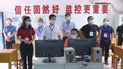 涂阳慧视察2021年我县中考工作