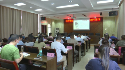资市镇开展党史学习教育专题辅导