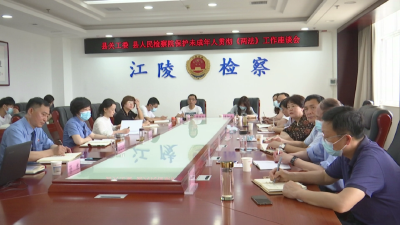 县关工委  县人民检察院召开保护未成年人“两法”工作座谈会
