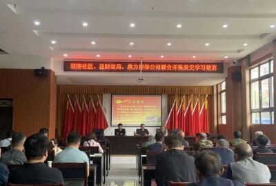 江陵县财政局到社区开展 “主题党日”活动