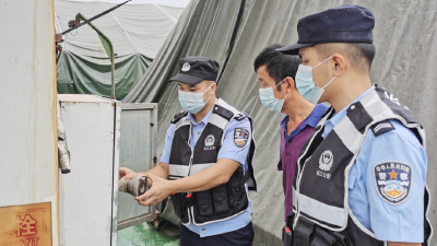 长航江陵派出所开展节前安全检查