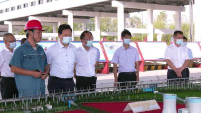 省政府稳增长促发展第三调研指导工作组  调研江陵新能源新材料产业基地