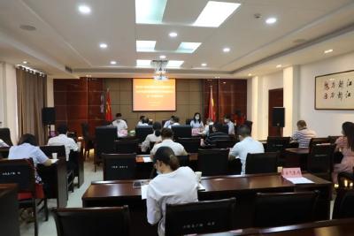 荆州市气象局 荆州水务集团有限公司结对共建江陵县新时代文明实践中心第一次联席会议召开