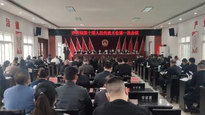 沙岗镇召开人代会