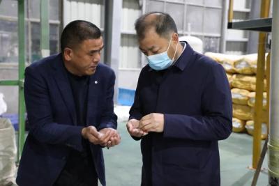 全运宝调研全县重点企业