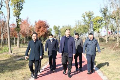 全运宝调研全县体育工作