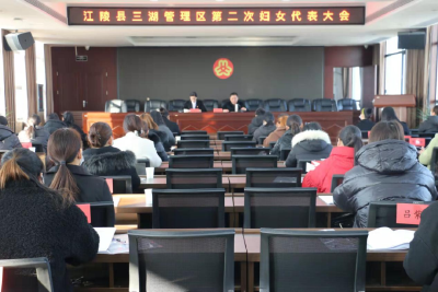 三湖管理区召开第二次妇女代表大会
