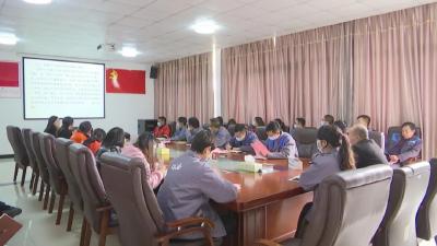 县总工会进企业宣讲党的十九届六中全会精神