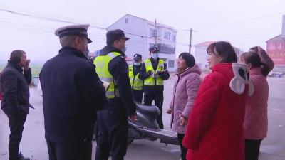 马家寨派出所开展安全知识大宣传活动