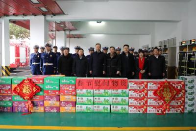 全运宝走访慰问县人武部和县消防救援大队