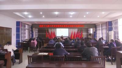 学习贯彻党的十九届六中全会精神县委宣讲团走进郝穴镇