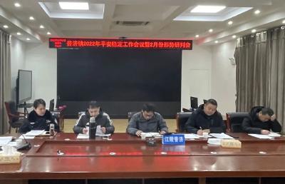 普济镇召开2022年平安稳定工作会议暨2月份形势研判会